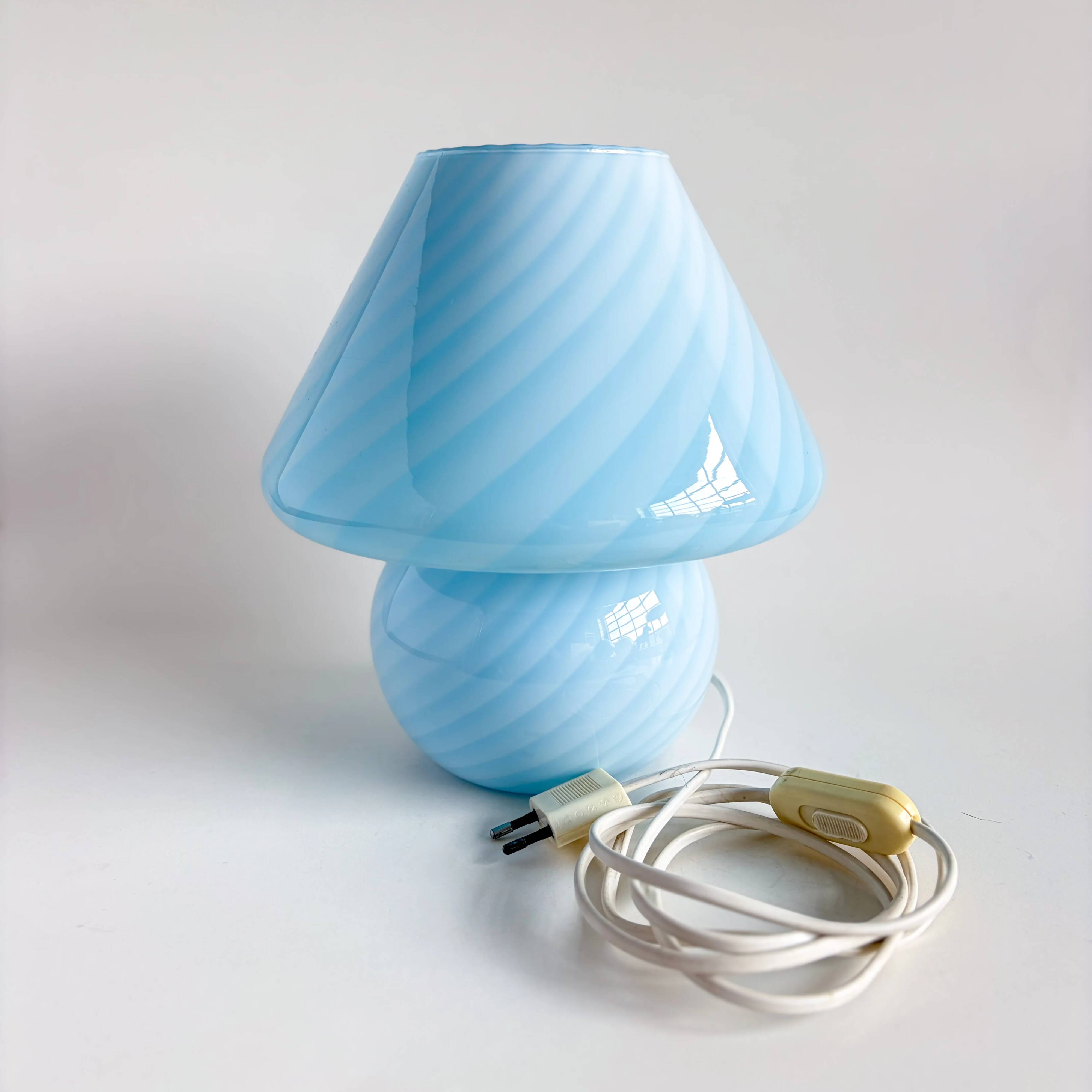 Mushroom lamp Murano 1980s