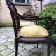 Paire de fauteuils en bois peint, XIXe s