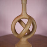 Brutalist terracotta vase