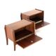 Set of 2 Nightstands 'Putte' - dutch design mid century in teak