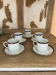 Coffee service CH. Field Haviland Limoges - 5 cups + saucers