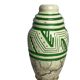 Art déco, vase ovoïde faïence signé Géo Condé et Mougin vers 1930