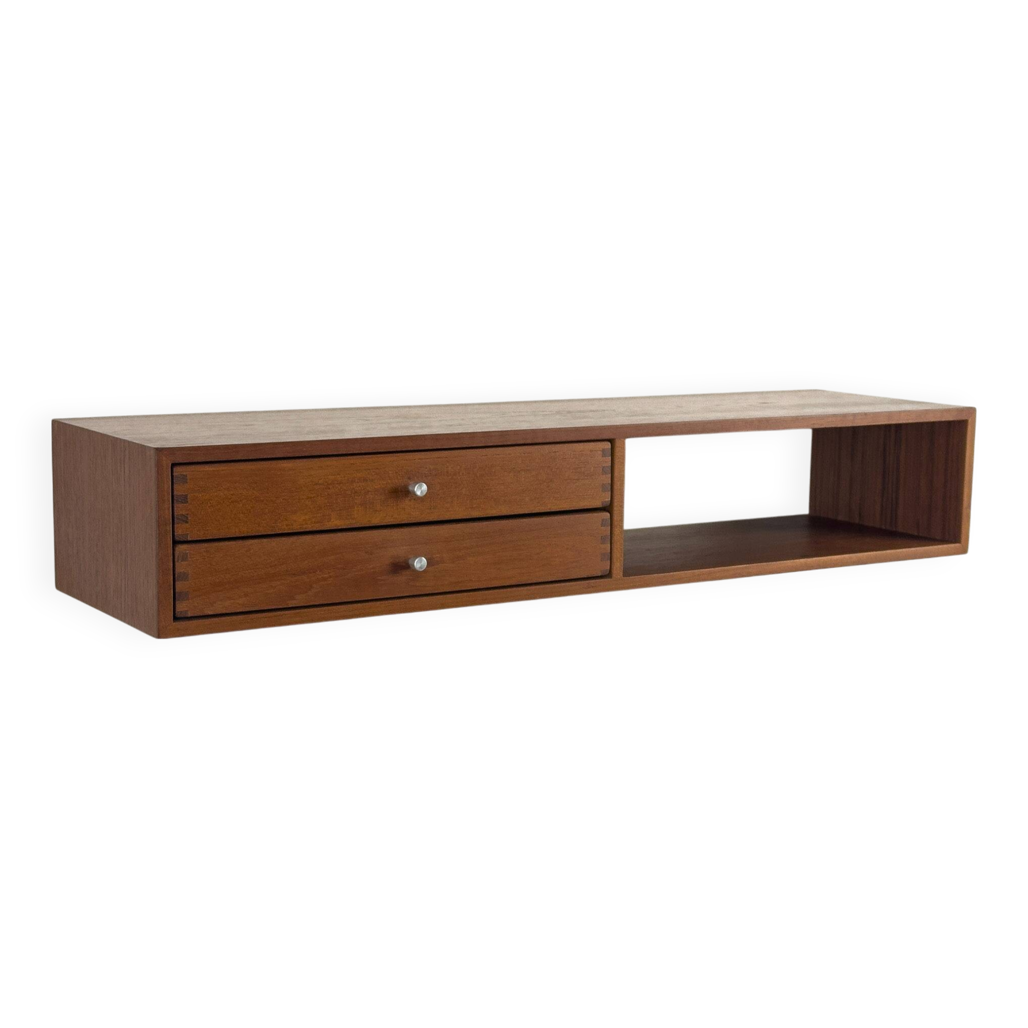 Teak Wall Console No. 132 by Kai Kristiansen for Aksel Kjersgaard, 1960s