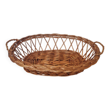 1970 wicker bread basket