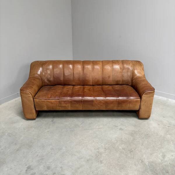 Vintage De Sede DS44 3 seat sofa, 1970s
