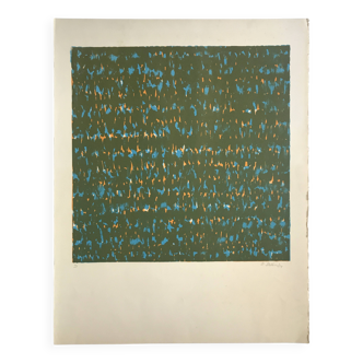 Dikran daderian, sans titre, 1974. lithographie originale signée au crayon