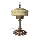 Art Deco lamp 1910 A 40 superb marbled glass shade, 43x23 electric ok, approx.