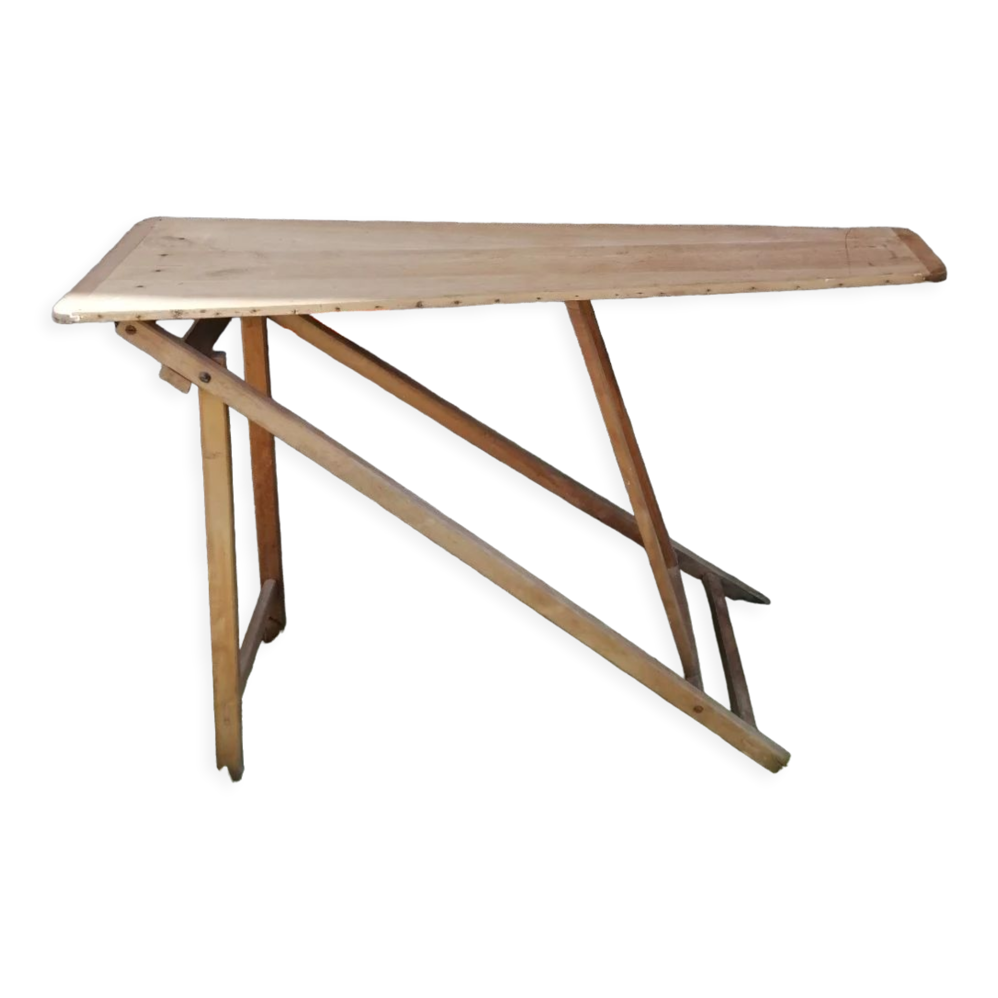 Wooden ironing board