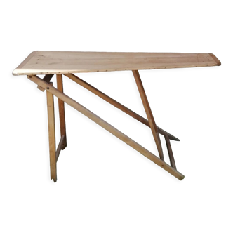 Wooden ironing board