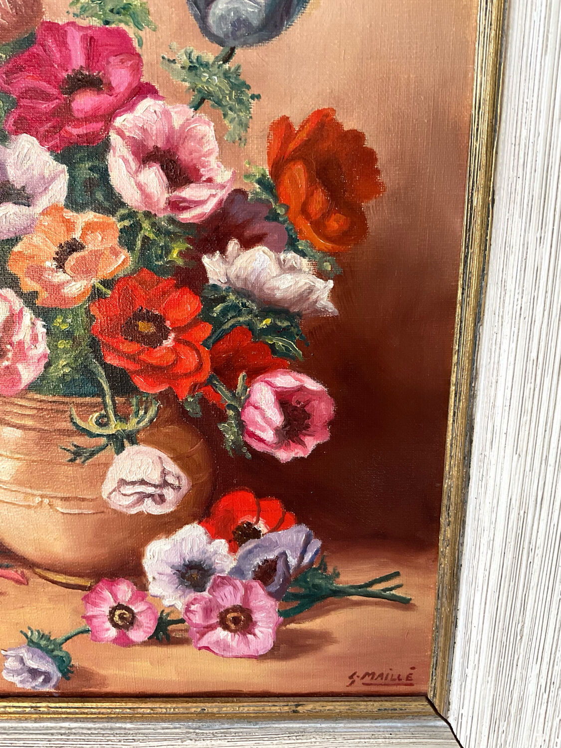 Oil on canvas, framed