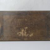 old small wooden bench step