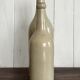 Pair of old glazed stoneware bottles