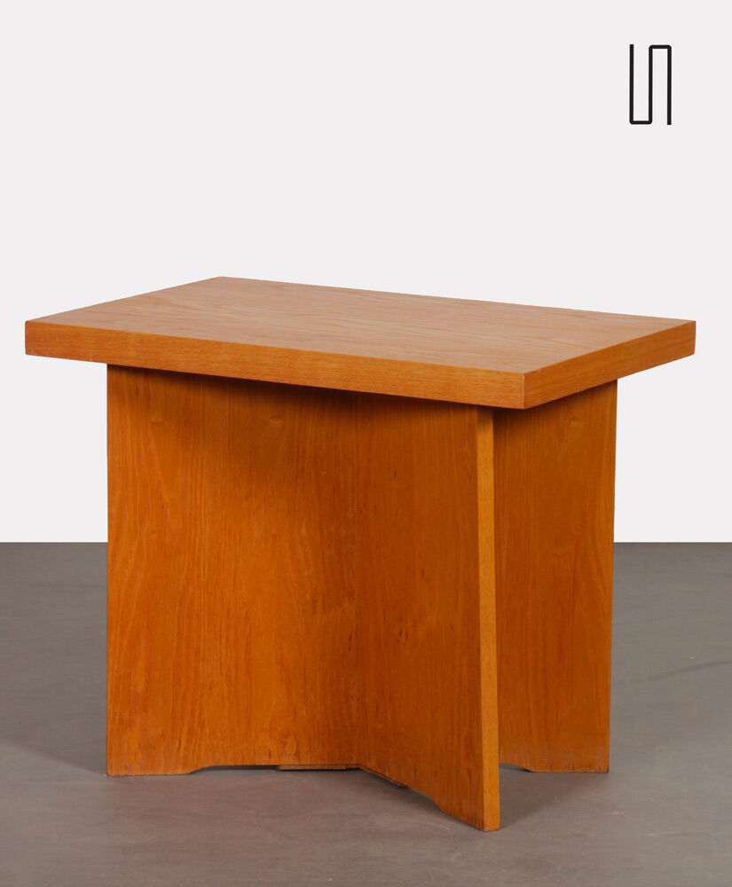Vintage wooden side table from the 1960s