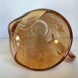 Marigold carnival orangeade service with iridescent reflections