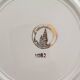 Set of flat dessert service and 6 plates l'Amandinoise St-Amand