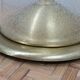 Pair of La Murrina 1970s dome lamps pulegoso glass & gilded brass