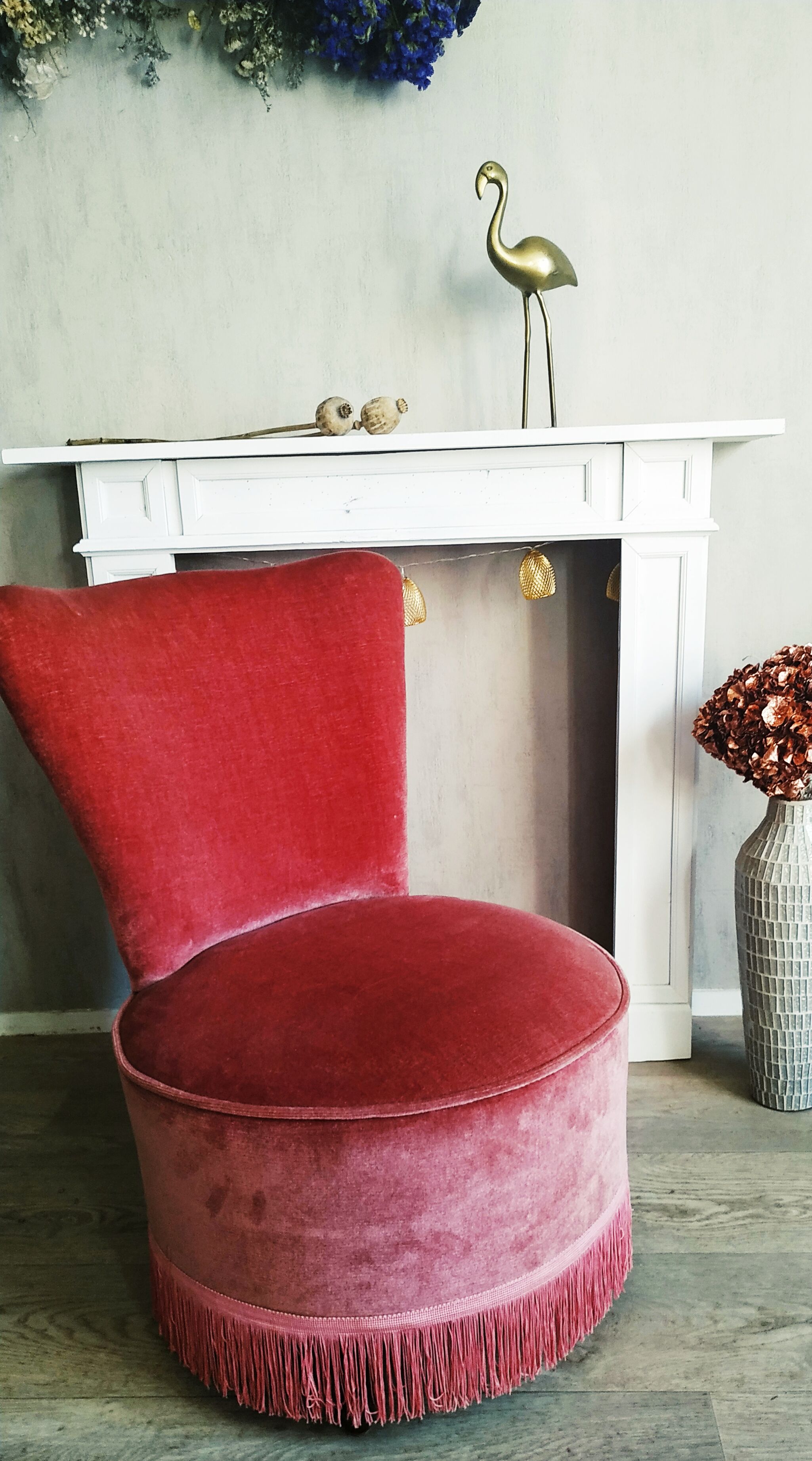 Pair of velvet toad armchairs