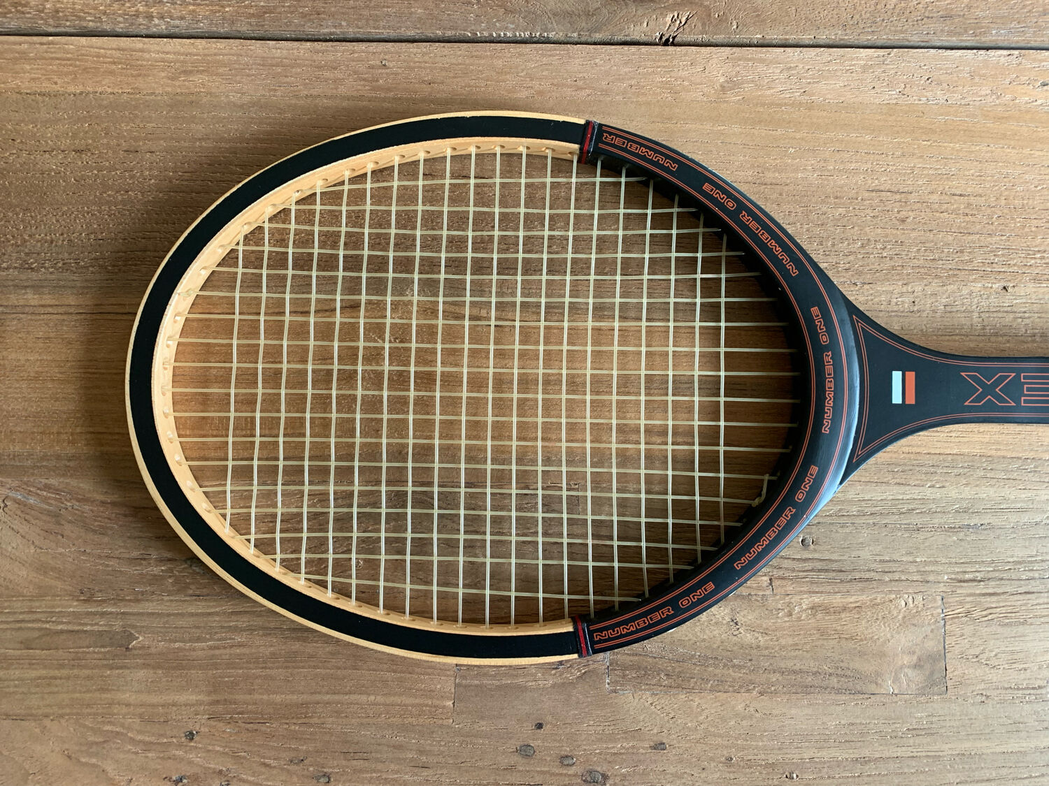 Antique wooden snowshoe