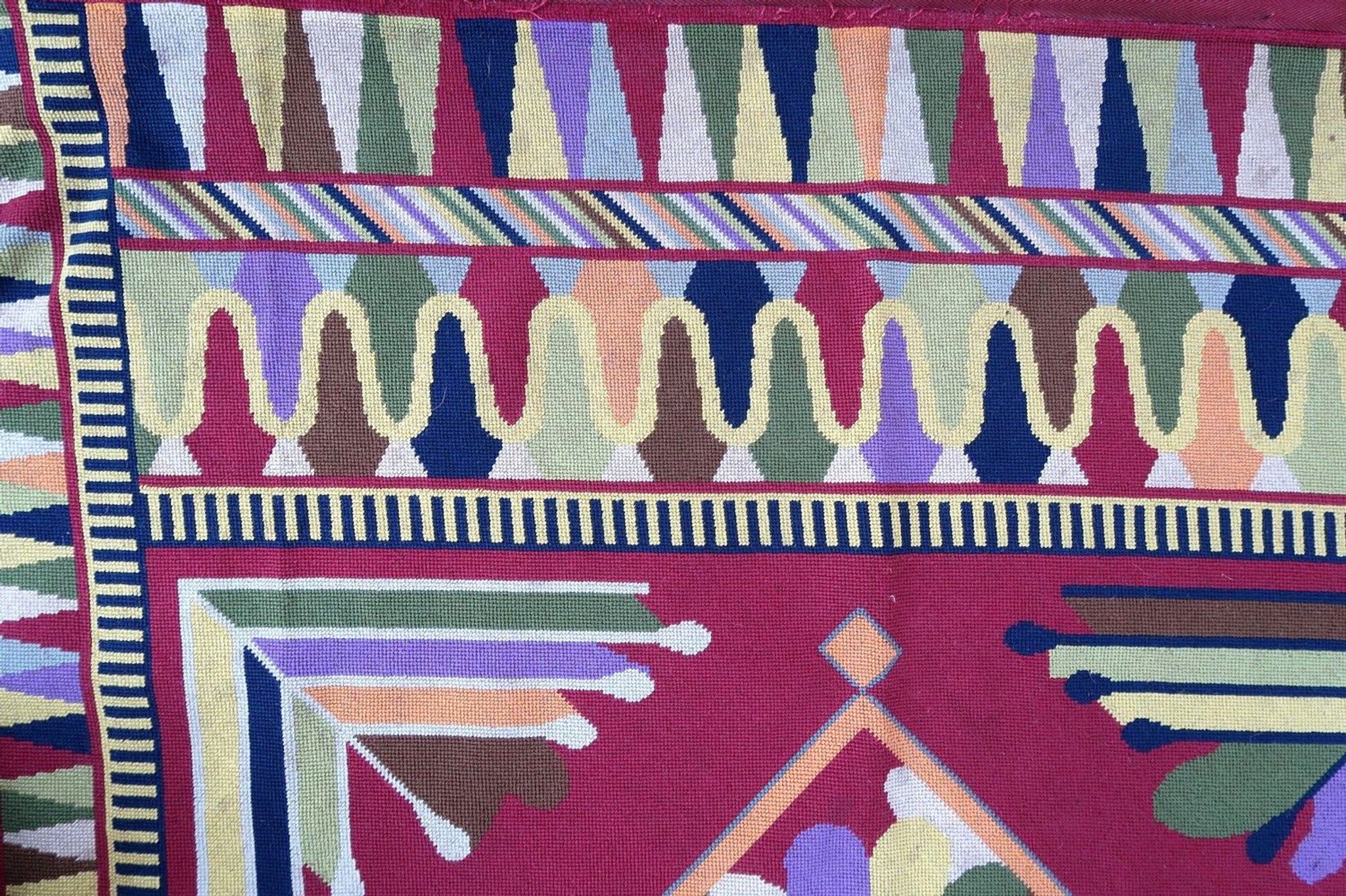 Tapis Needlepoint 1950 205 X 130 cm.