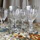 Set of 9 crystal liqueur glasses by nancy art of table