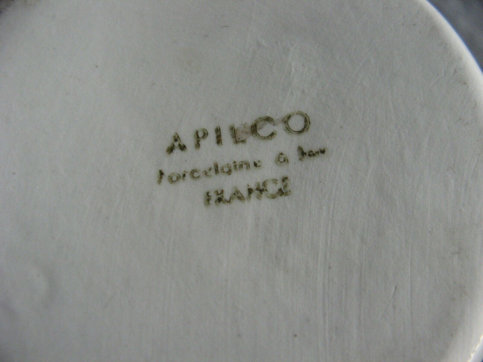 Apilco white porcelain chocolate pot