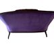 Fauteuil/canapé trois places baroque vintage violet-pourpre