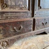 Old teak cabinet
