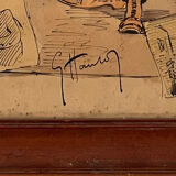 Tableau de Georges Henry Hautot - Caricature
