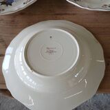 21 old Sarreguemines soup plates