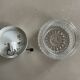 Plafonnier en verre vintage