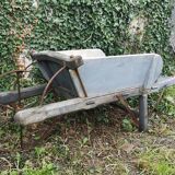 Wheelbarrow old folk art