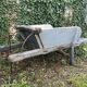 Wheelbarrow old folk art