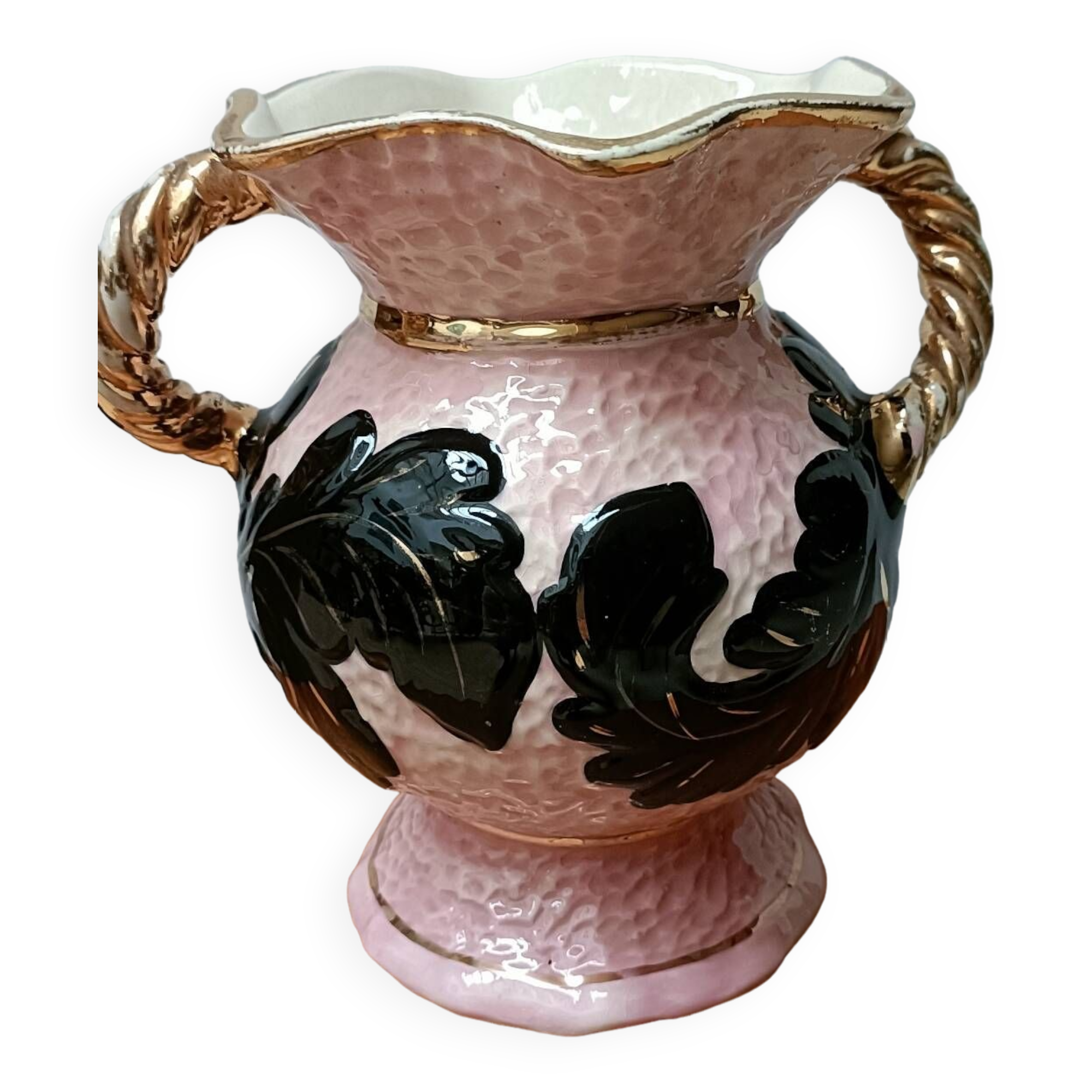Vallauris pink vase