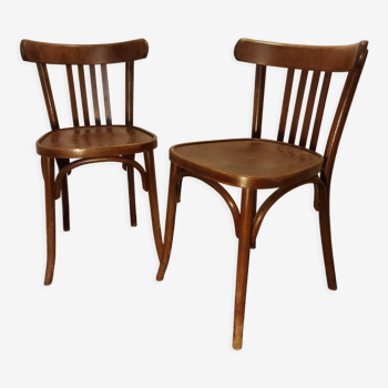 Paire de chaises bistrot