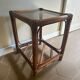 Bamboo and glass table