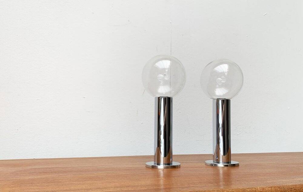 German vintage ceiling lamp Space Age by Motoko Ishii for Staff, 1970s, set of 2