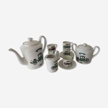 Porcelain coffee service Limoges