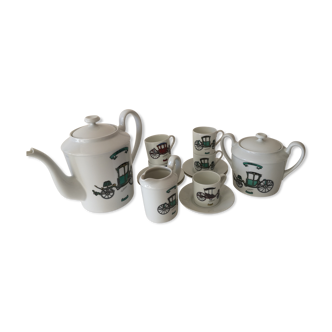 Porcelain coffee service Limoges