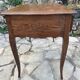 Louis XV style carved solid oak writing table, 19th century