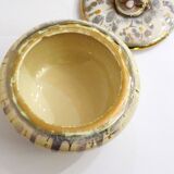 Gold & silver specid earthenware jewellery box