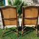 Paire de fauteuils en osier ou rotin et bambou