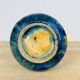 Art Nouveau vase from Pierrefonds in blue crystalline enamels.