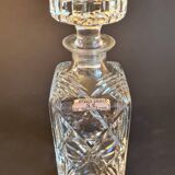Carafe en cristal taillé main étiqueté S.L (St Louis ?)