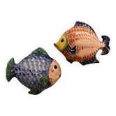 Set of two ceramic fish