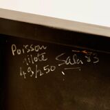 Pierre sala, fish pilot chair, limited edition, 1983