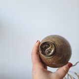 Stoneware ball lamp 60s