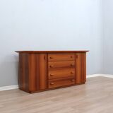 1970s Italian design brutalist-modernist geometric sideboard