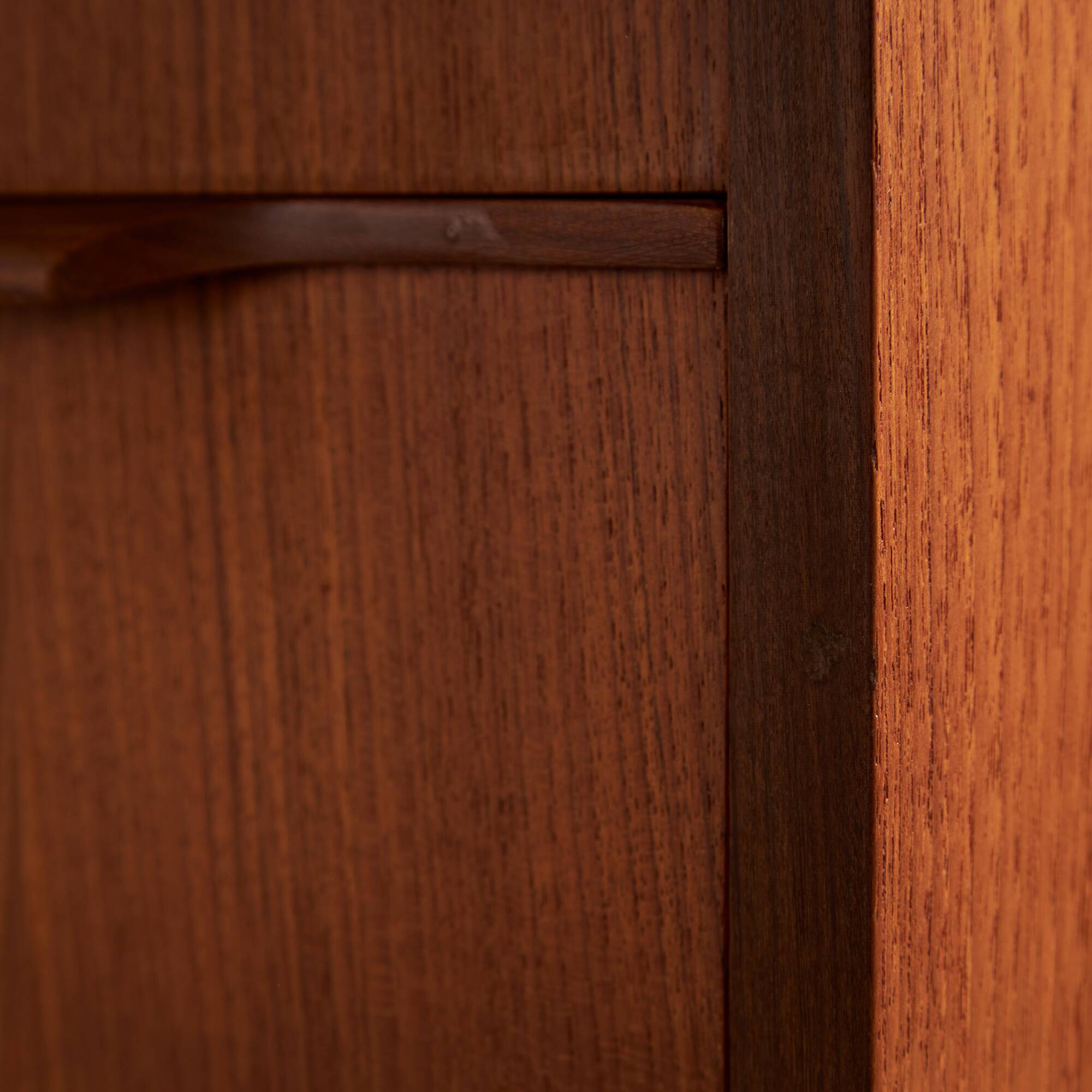 Restored teak dresser
