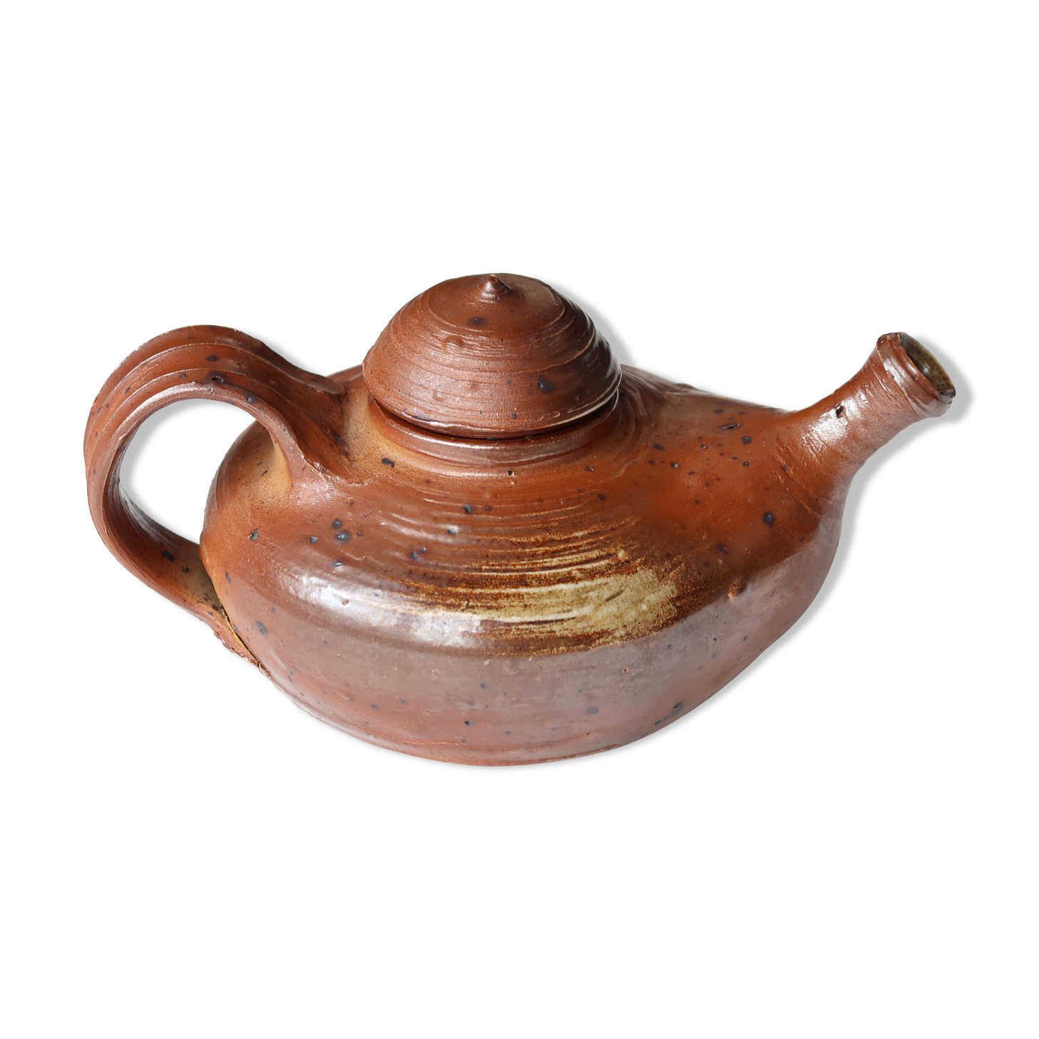 Sandstone teapot by Didier Cossin, 60s