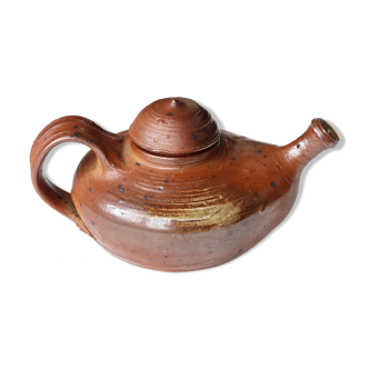 Sandstone teapot by Didier Cossin, 60s